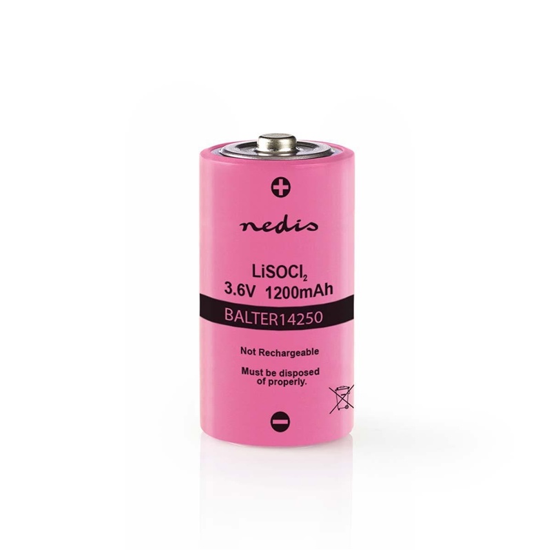 Litium-Tionylklorid-Batteri ER14250 3.6 V 1200 mAh 1-Blister