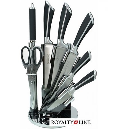 Royalty-Line RL-KSS700 Knivset med knivställ