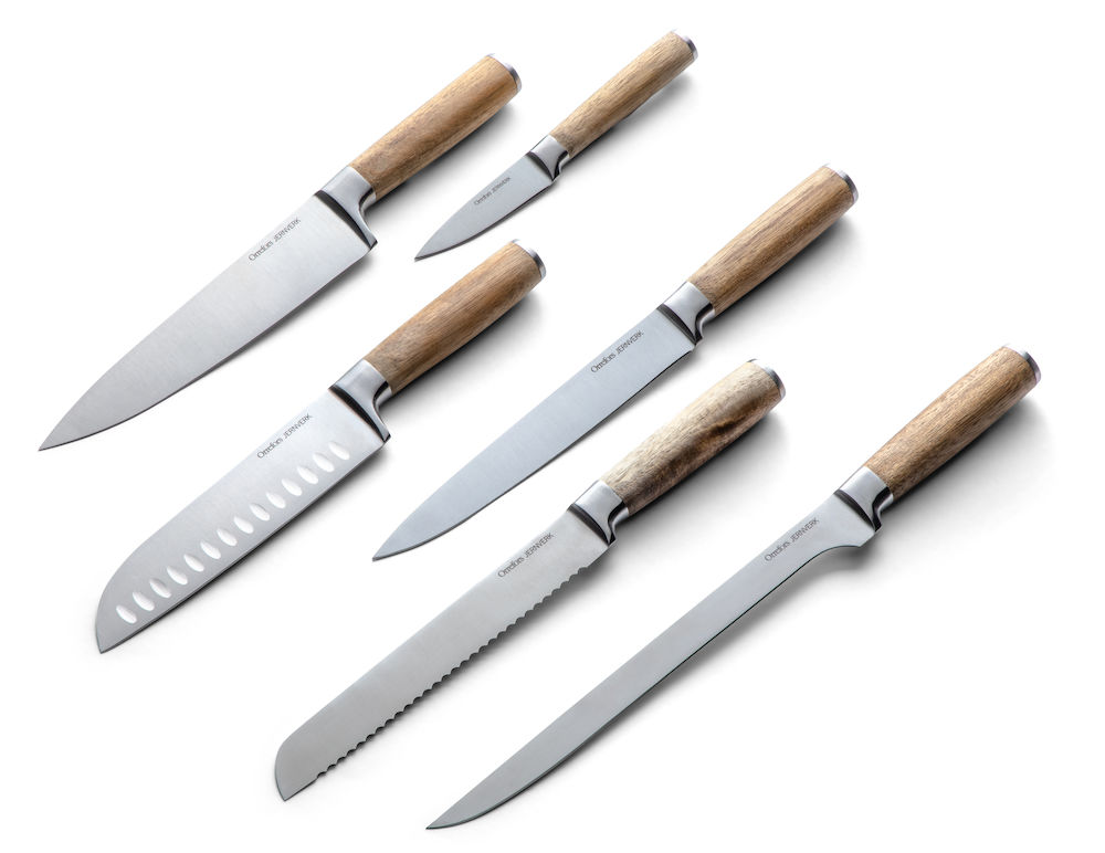 Orrefors Jernverk 6-pack Knivar Acacia