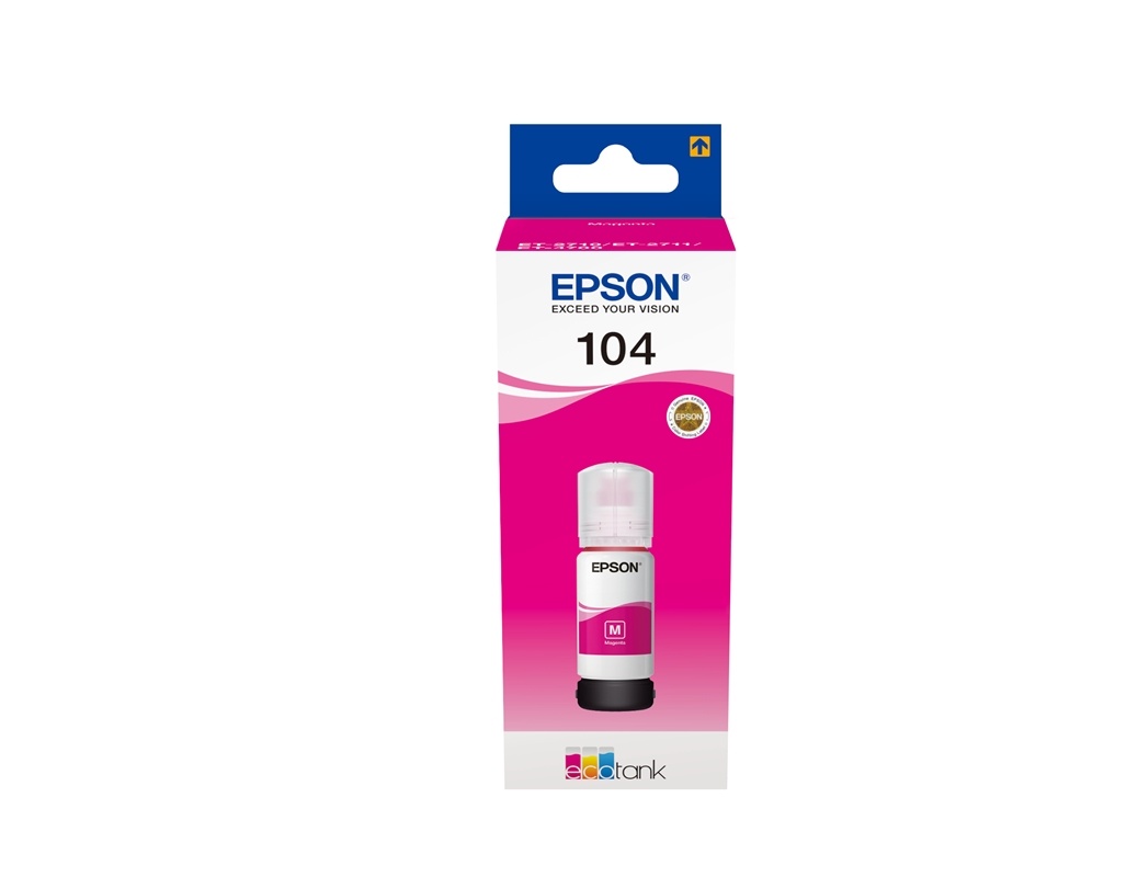 Epson 104 EcoTank Magenta ink bottle