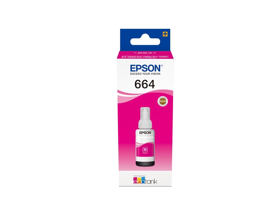 Epson 664 Ecotank Magenta ink bottle