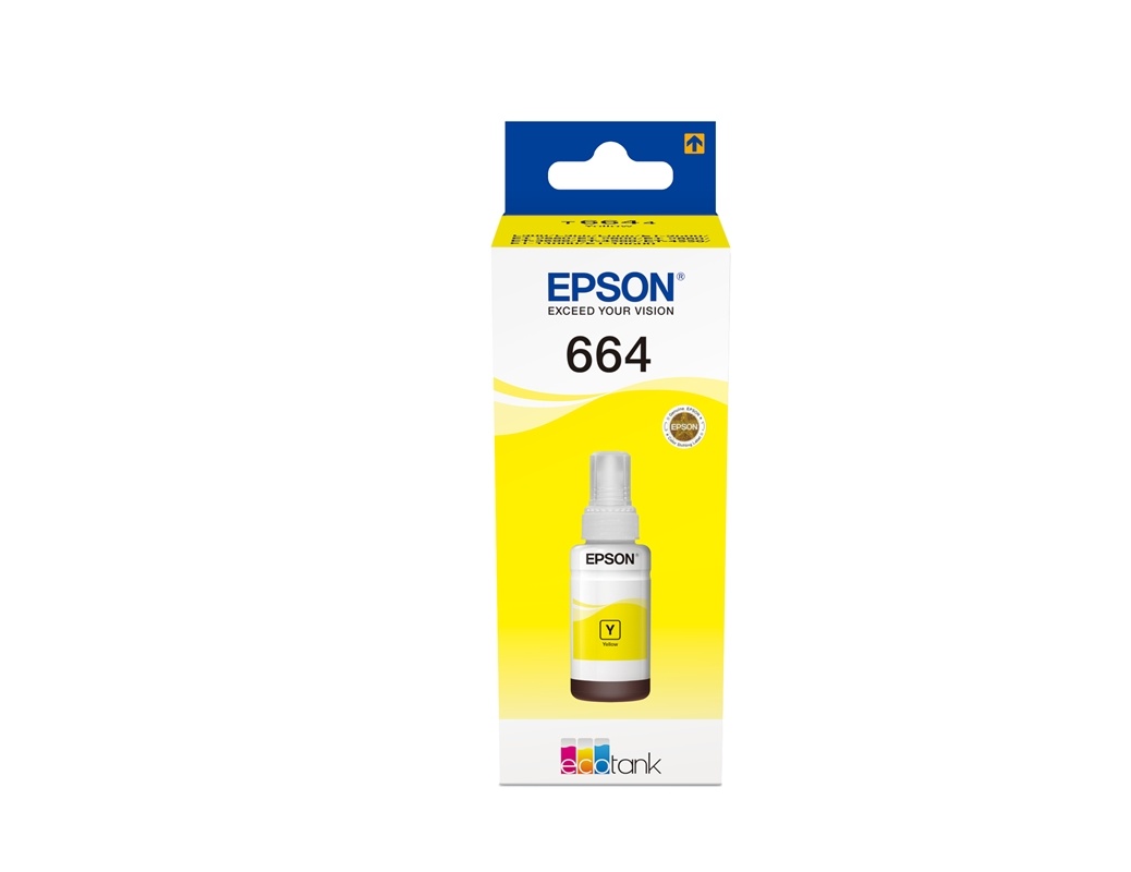 Epson 664 Ecotank Yellow ink bottle