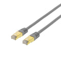 DELTACO S/FTP Cat7 patchkabel, LSZH (halogenfri), 3m, grå (STP-73)
