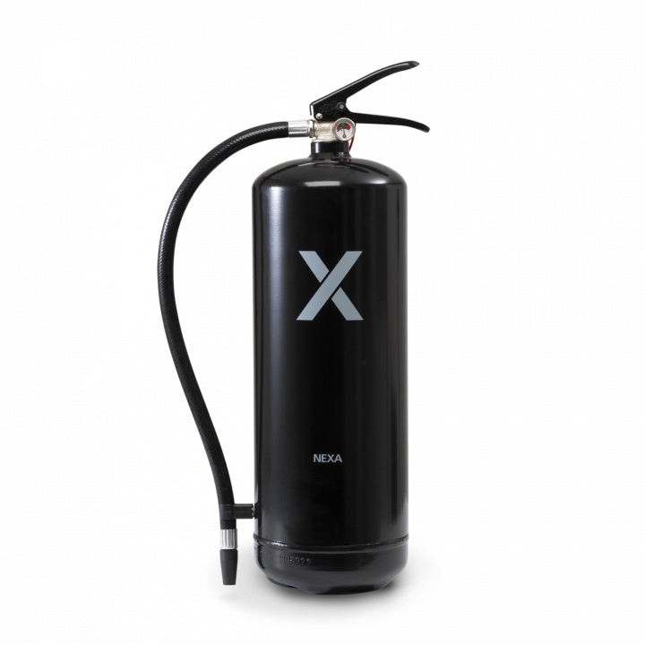 Nexa brandsläckare, 6 Kg ABC-pulver med väggfäste (Svart)