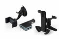 Technaxx Bilhållare för smartphones + Billaddare med 4x USB-port (TE08)