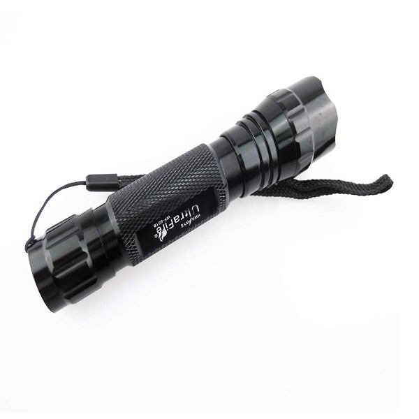 CREE ficklampa med SOS-intervall, 600lm, Svart