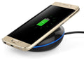 Trådlös Qi laddare, fast charge Svart (WA-14)