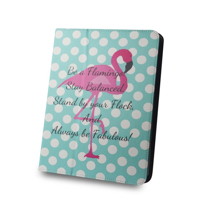 Universal skyddsväska, Flamingo dots för surfplattor, 9-10