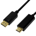 LogiLink DisplayPort 1.2 -> HDMI 1.4 4K 2m Svart