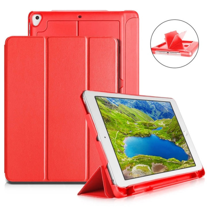 Fodral med förvaring för Apple iPad 9,7 tum (2017/2018), röd