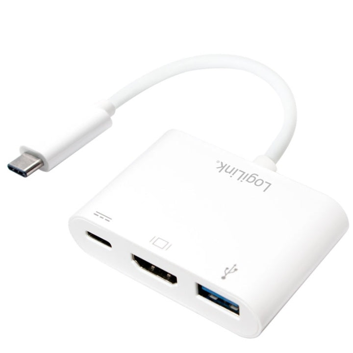 LogiLink USB-C till HDMI + USB-C + USB Adapter
