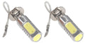 Dimljuslampor High Power 6W, Sockel H3, 2-Pack