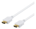 DELTACO High-Speed HDMI-kabel, 10m, Ethernet, 4K UHD, vit