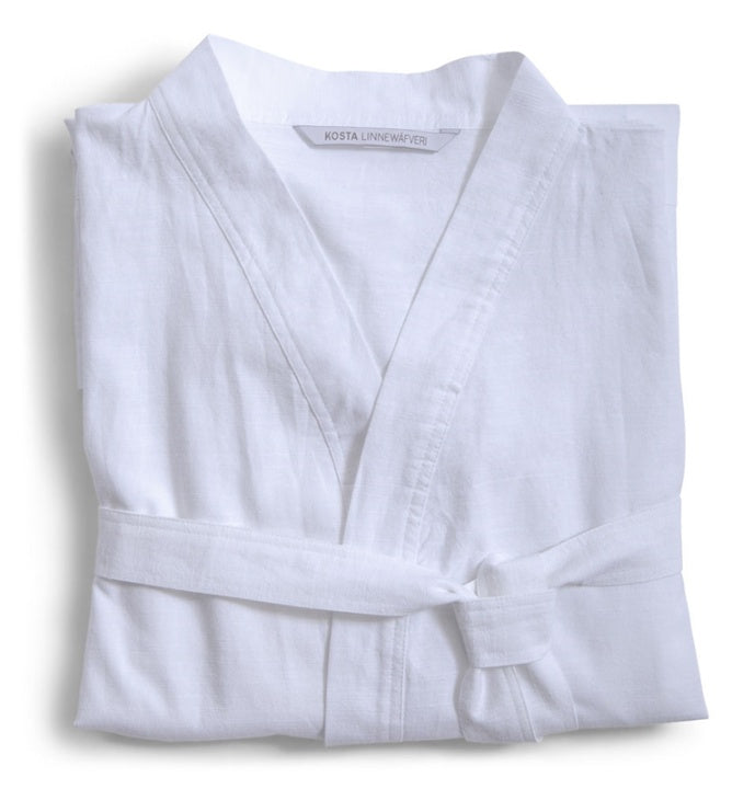 Kosta Linnewäfveri Spa Robe, Vit, S/M