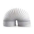 Nedis Luft Utloppsslang PVC | 127 mm | 6.00 m | Passar till: Luftventilation / Torktumlare | Vit