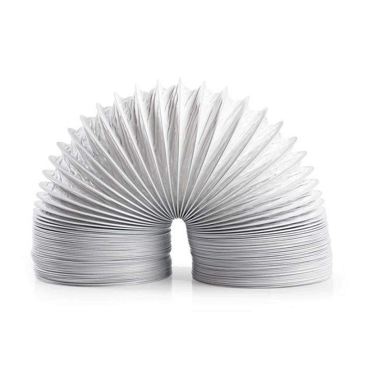 Nedis Luft Utloppsslang PVC | 127 mm | 6.00 m | Passar till: Luftventilation / Torktumlare | Vit