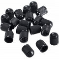 Ventilhattar 100-pack, Plast, Svart