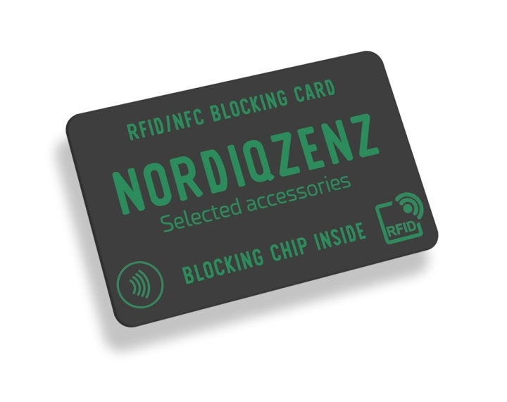 NORDIQZENZ RFID/NFC Blocking-kort, Skydd mot skimming!
