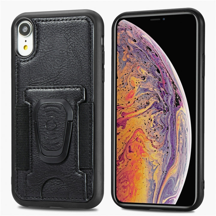 Mobilskal med ringhållare till iPhone 12 Pro Max, Svart