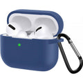 Silikonskal med krok, blå för AirPods Pro