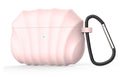 Silikonskal med krok, rosa för AirPods Pro