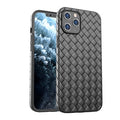 Vävt fodral i TPU, svart för iPhone 13 Pro