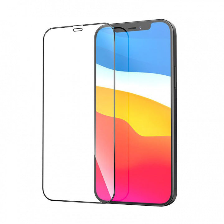 Skärmskydd i 9H härdat glas för iPhone 13, Svart
