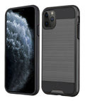 Skal till iPhone 13 Pro Max borstad metall, Grå
