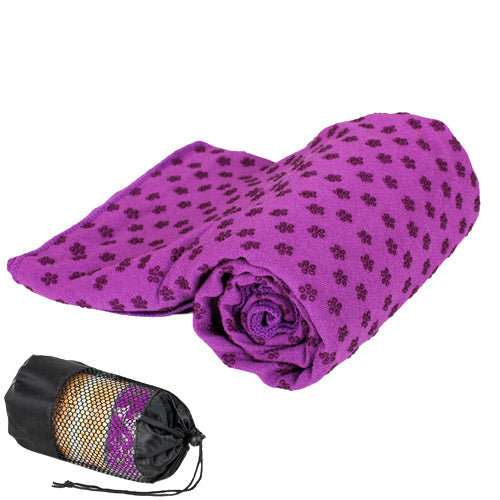 Fitness Sport Yoga Handduksmatta, Lila