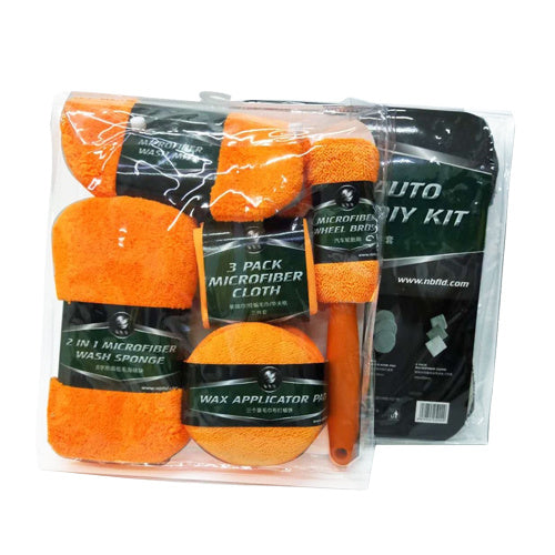 Tvättdukar till bilvård, 9-Pack