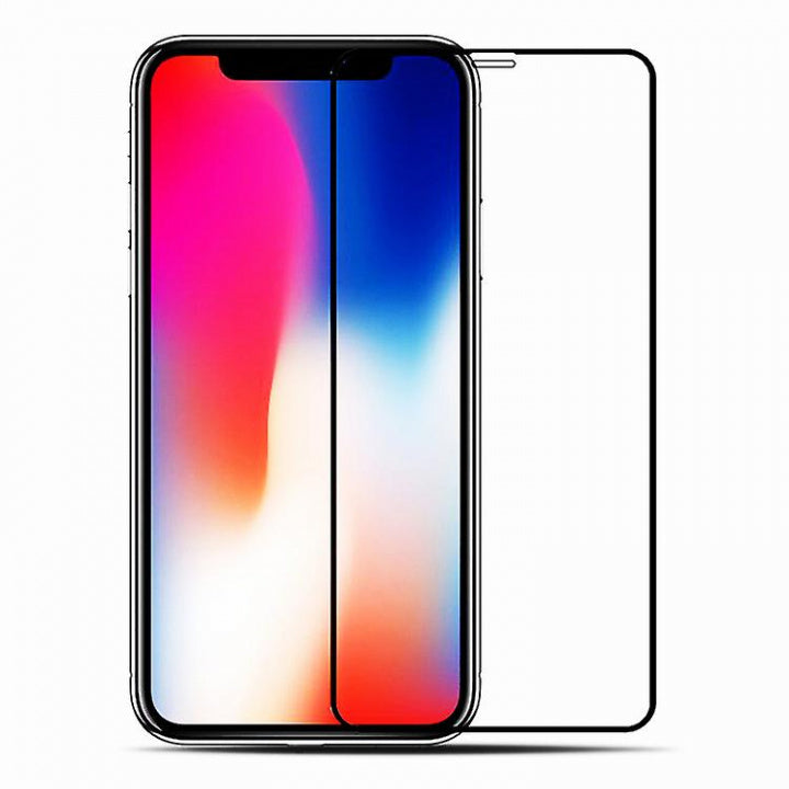 Skärmskydd i 9H härdat glas för iPhone 14, Svart