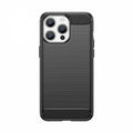 TPU-skal, svart för iPhone 15