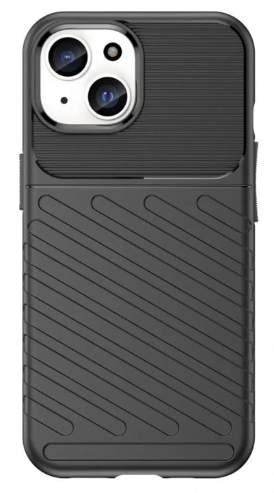 TPU-skal till iPhone 15, Svart