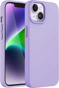 Silikonskal, lila för iPhone 15