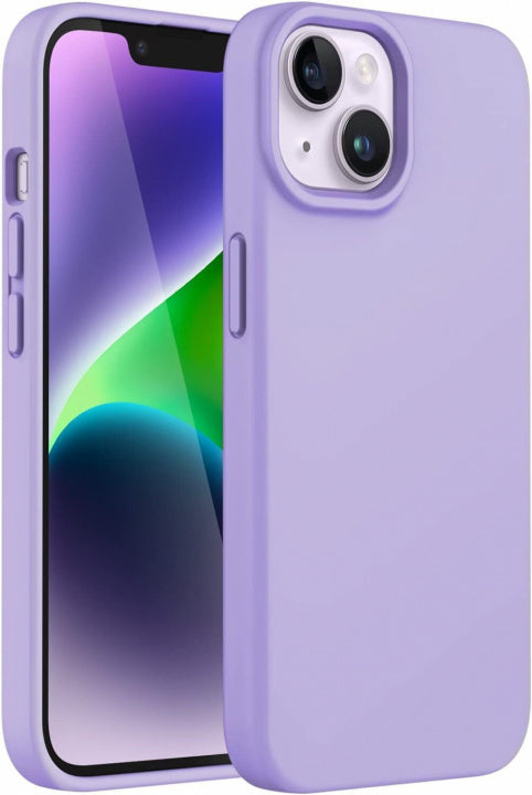Silikonskal till iPhone 15, Lila