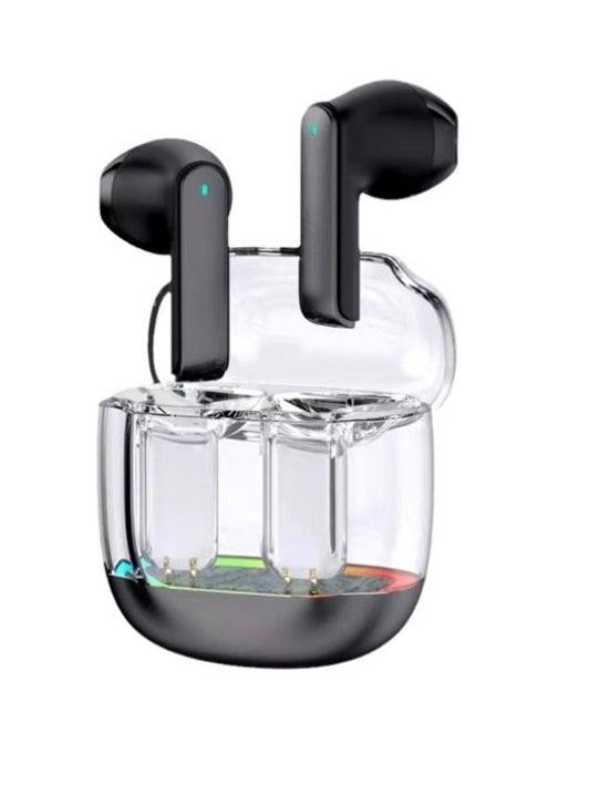 True Wireless Bluetooth headset med transparent LED-case