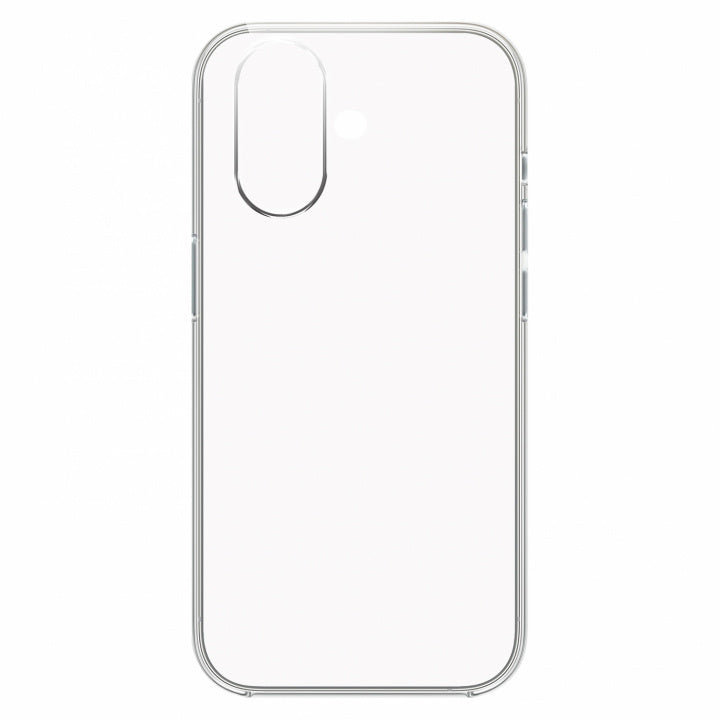 iPhone 16 Plus slimmat skal, Soft TPU Protection, Transparent
