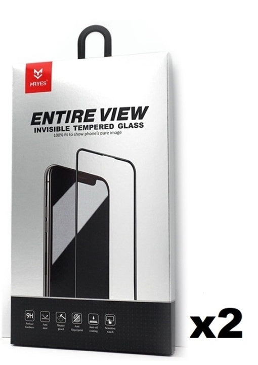 2-Pack Mr. Yes Skärmskydd i härdat glas till iPhone XS Max med 3D-skydd