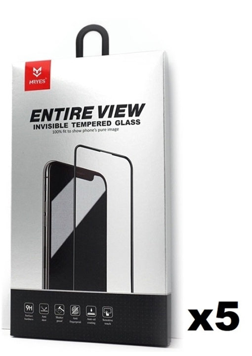 5-Pack Mr. Yes Skärmskydd i härdat glas till iPhone XS Max med 3D-skydd
