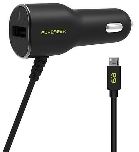 Pure Gear Billaddare 3.4A Micro-USB, Svart