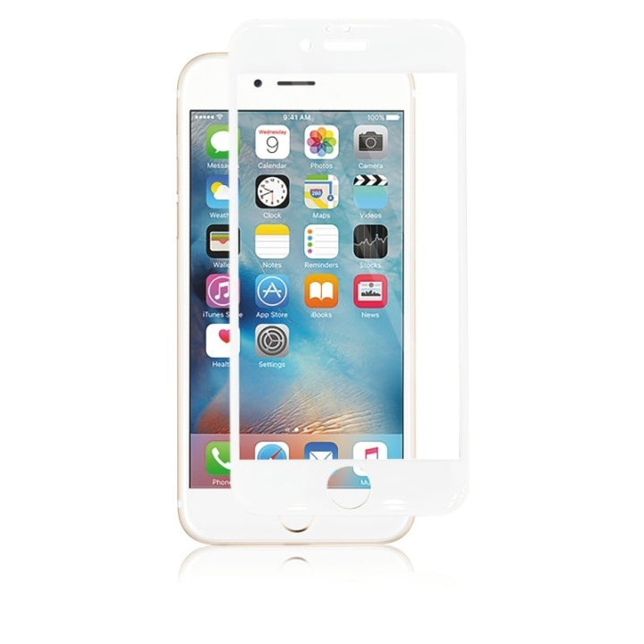 Panzer iPhone 6S/6 Plus, Curved Silicate Glass, White
