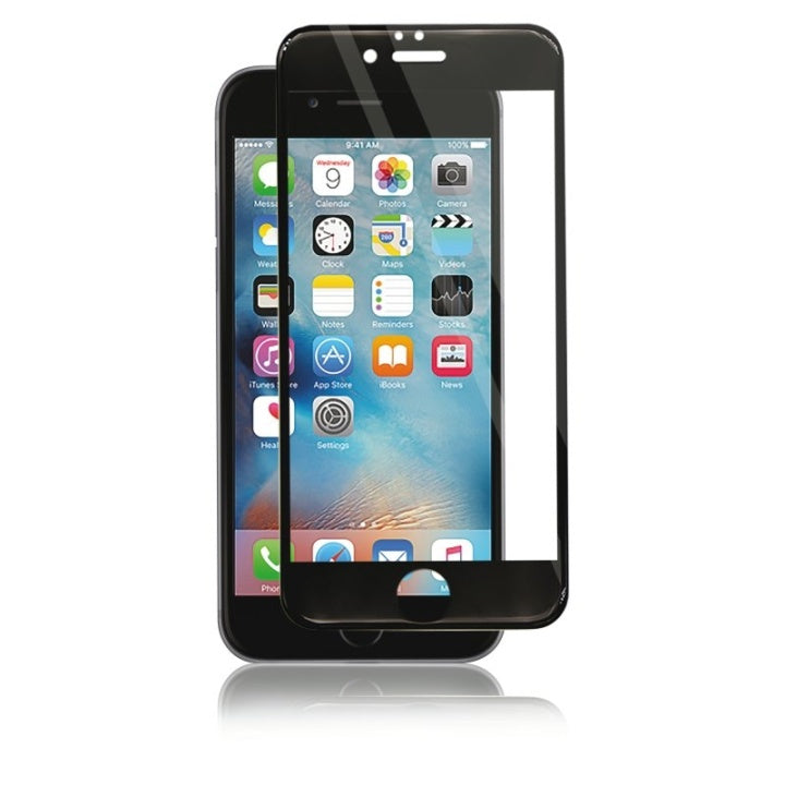 Panzer iPhone 6S/6 Plus, Curved Silicate Glass, Black
