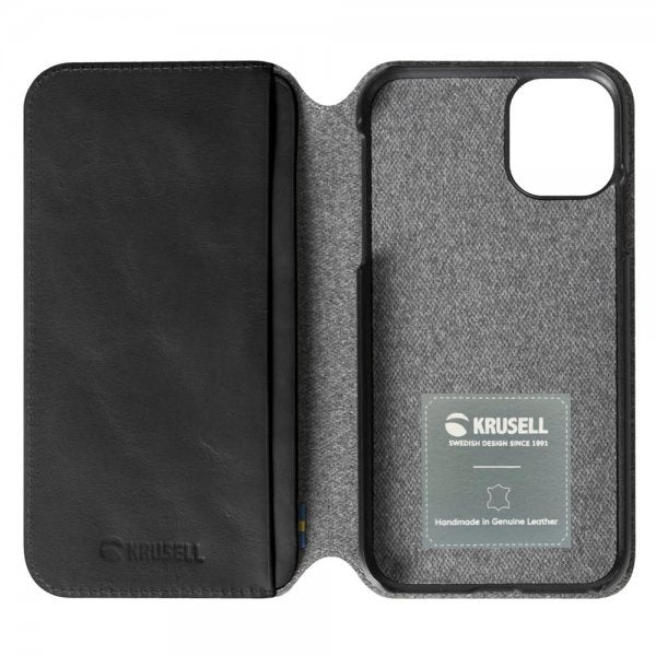 Krusell Sunne Plånboksfodral till Iphone 11, Vintage Svart