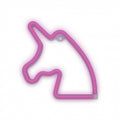 Forever Light Neon LED-ljus Enhörning batteri + USB FLNEO1, Rosa