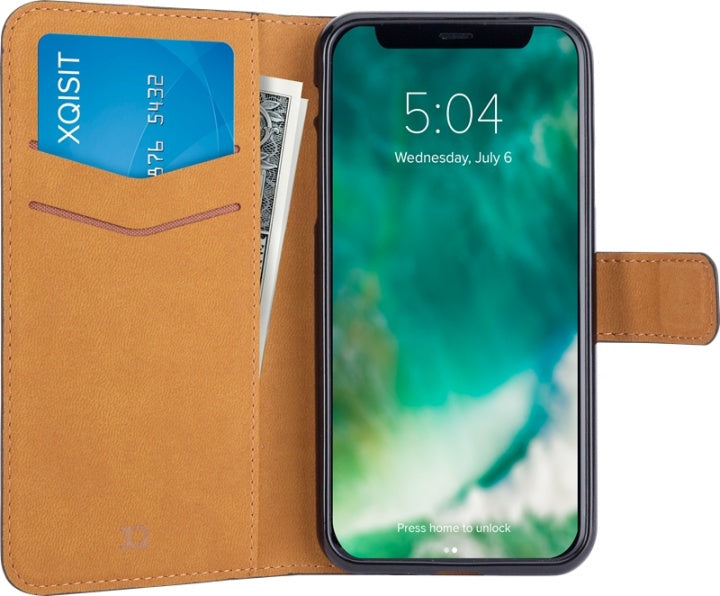 Xqisit Slimmat plånboksfodral till iPhone X/XS