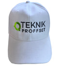 Vit keps med Teknikproffset logo