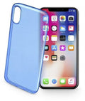 Cellularline mobilskal i TPU-plast, mörkblå för iPhone X/XS