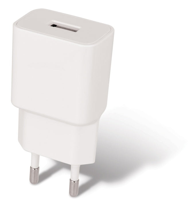 Maxlife USB-snabbladdare + USB-C kabel, vit (2,1A)