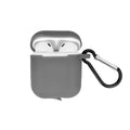 Skyddsfodral med krok, grå för AirPods