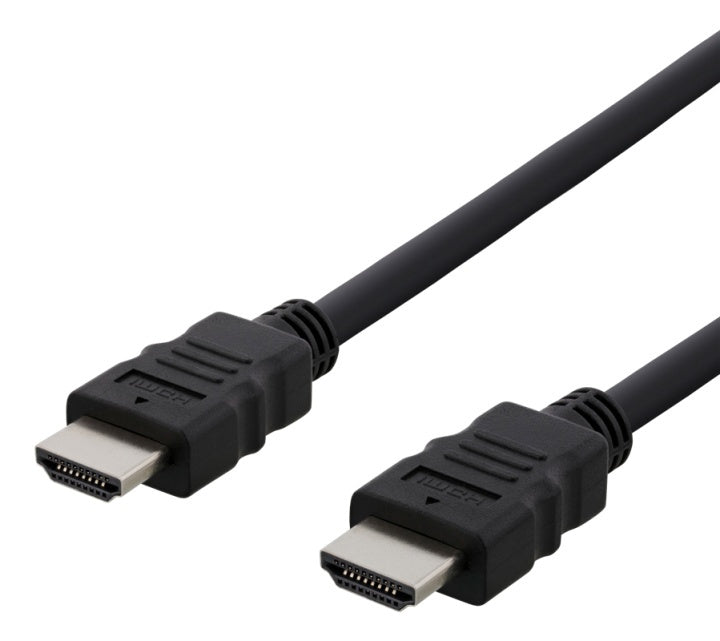 DELTACO HDMI cable CCS, HDMI High Speed w/Ethernet, FSC, 0,5m, black